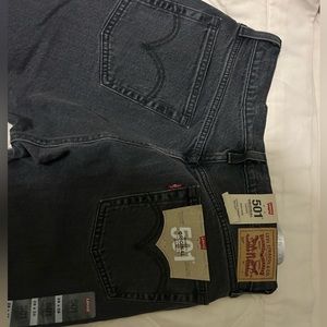 No longer with tags-Levi's Straight Leg Black Jeans